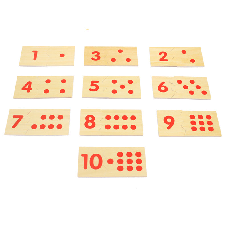 Matching Number Puzzles 1-10