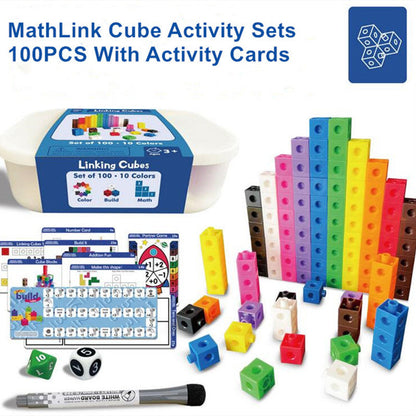 Linking Math Cubes with Activity Cards Set