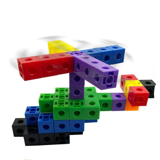 Linking Math Cubes with Activity Cards Set