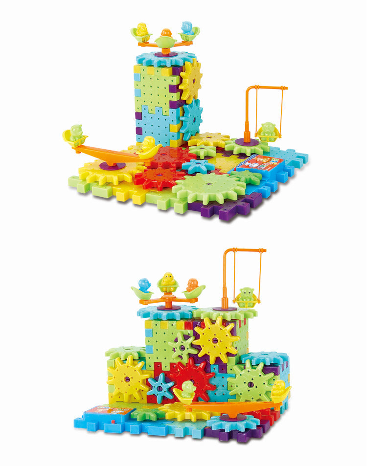 Electric Magic Gears Puzzles Building Blocks