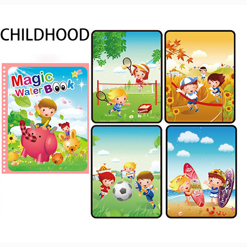 Montessori Unlimited Use Water Coloring Book