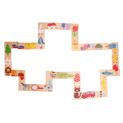 Dominoes Wooden Puzzle