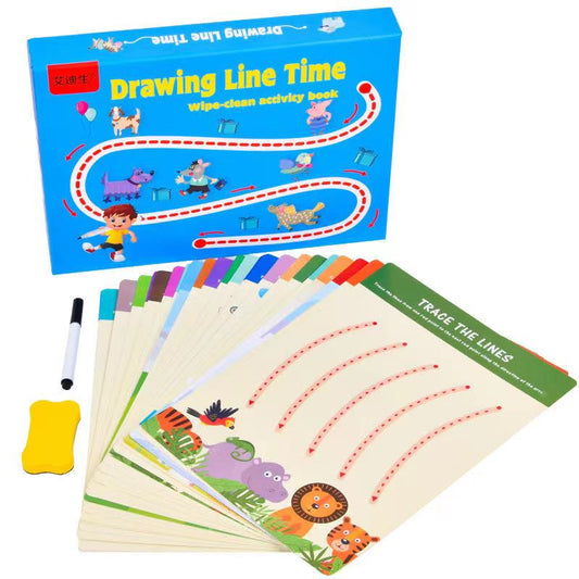 Draw & Wipe Drawing Line Set