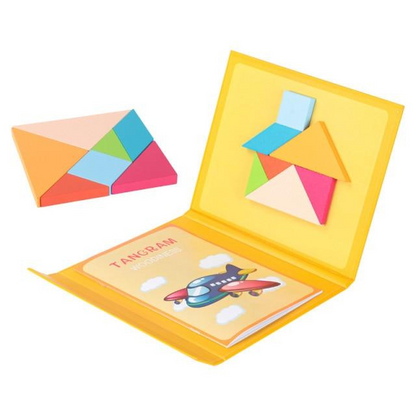 Montessori Magnetic Tangram Book