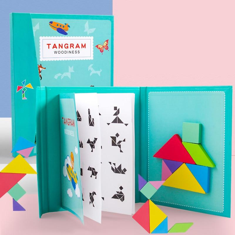 Montessori Magnetic Tangram Book