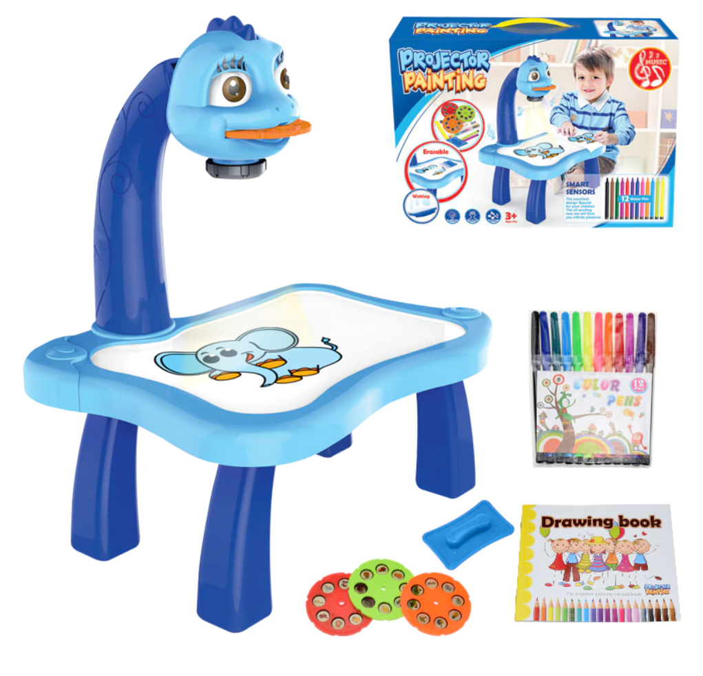 Kids' Art Projector And Drawing Table