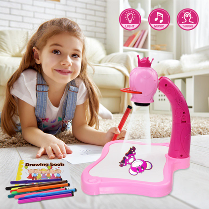 Kids' Art Projector And Drawing Table