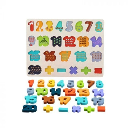 Wooden Number Puzzle